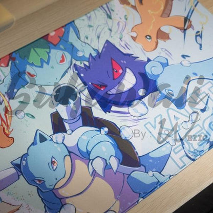 Catch 'Em All While You Game: Sukawaii XL 36" x 16" 3Mm Desk Mat/Mousepad for Epic Pokémon Adventures!