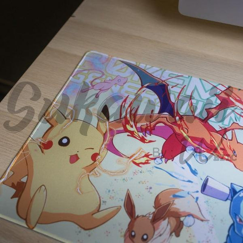 Catch 'Em All While You Game: Sukawaii XL 36" x 16" 3Mm Desk Mat/Mousepad for Epic Pokémon Adventures!